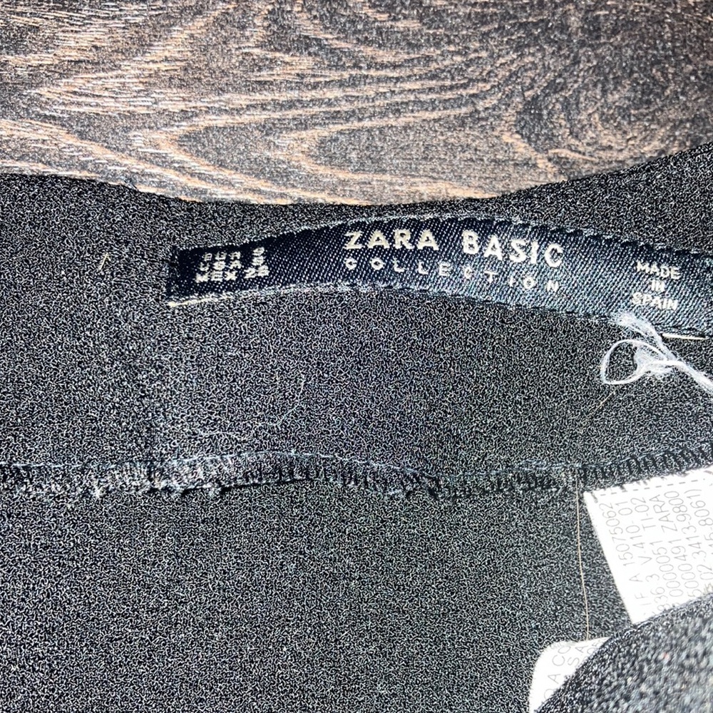 Black Skirt with Lace Trim - Picture 6 of 10